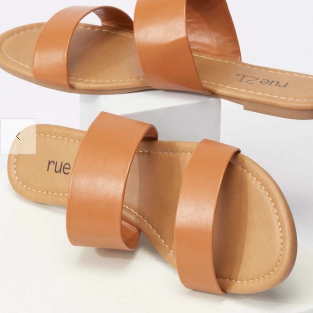 Rue21 Brown leather sandals